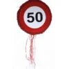 Trekpiñata Verkeersbord 50 Jaar -Vakantie Decoratie Winkel trekpinata verkeersbord 50 jaar