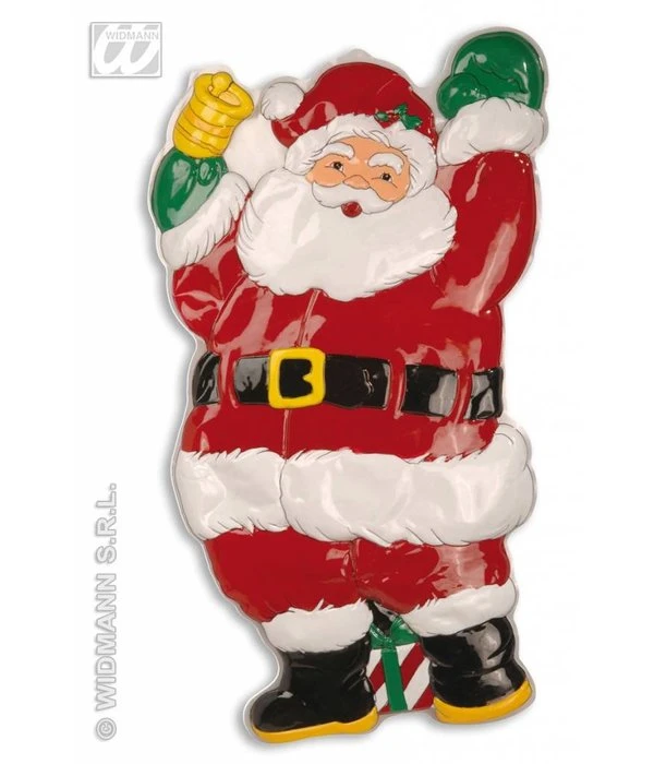 Wanddecoratie Kerstman Met Bel 3 Wanddecoratie Kerstman Met Bel