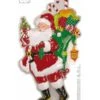 Wanddecoratie Kerstman Met Zak En Laurier -Vakantie Decoratie Winkel wanddecoratie kerstman met zak en laurier
